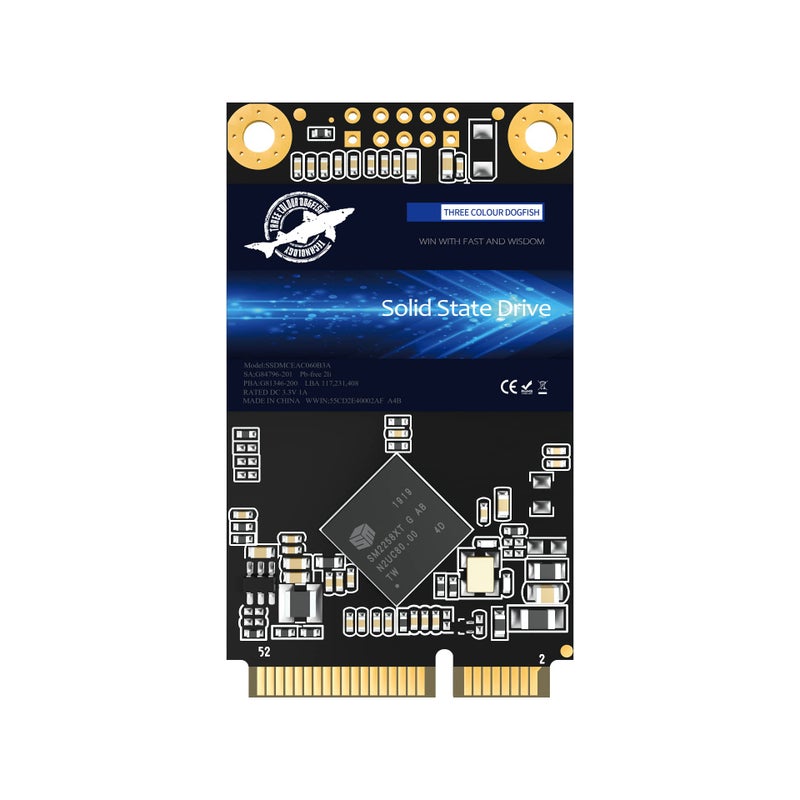 DogFish SSD mSATA 16GB Dogfish Internal Solid State Drive High Performance Hard Drive for Desktop Laptop SATA III 6Gb/s Includes SSD 32GB 60GB 64GB 120GB 128GB 240GB 250GB 480GB 500GB (16GB MSATA) - Image 1